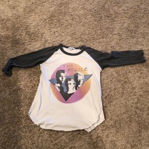 Junk Food 3/4 sleeve Police t-shirt